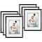6 Pack: Home Black Studio Frame with Mat by Studio Décor®